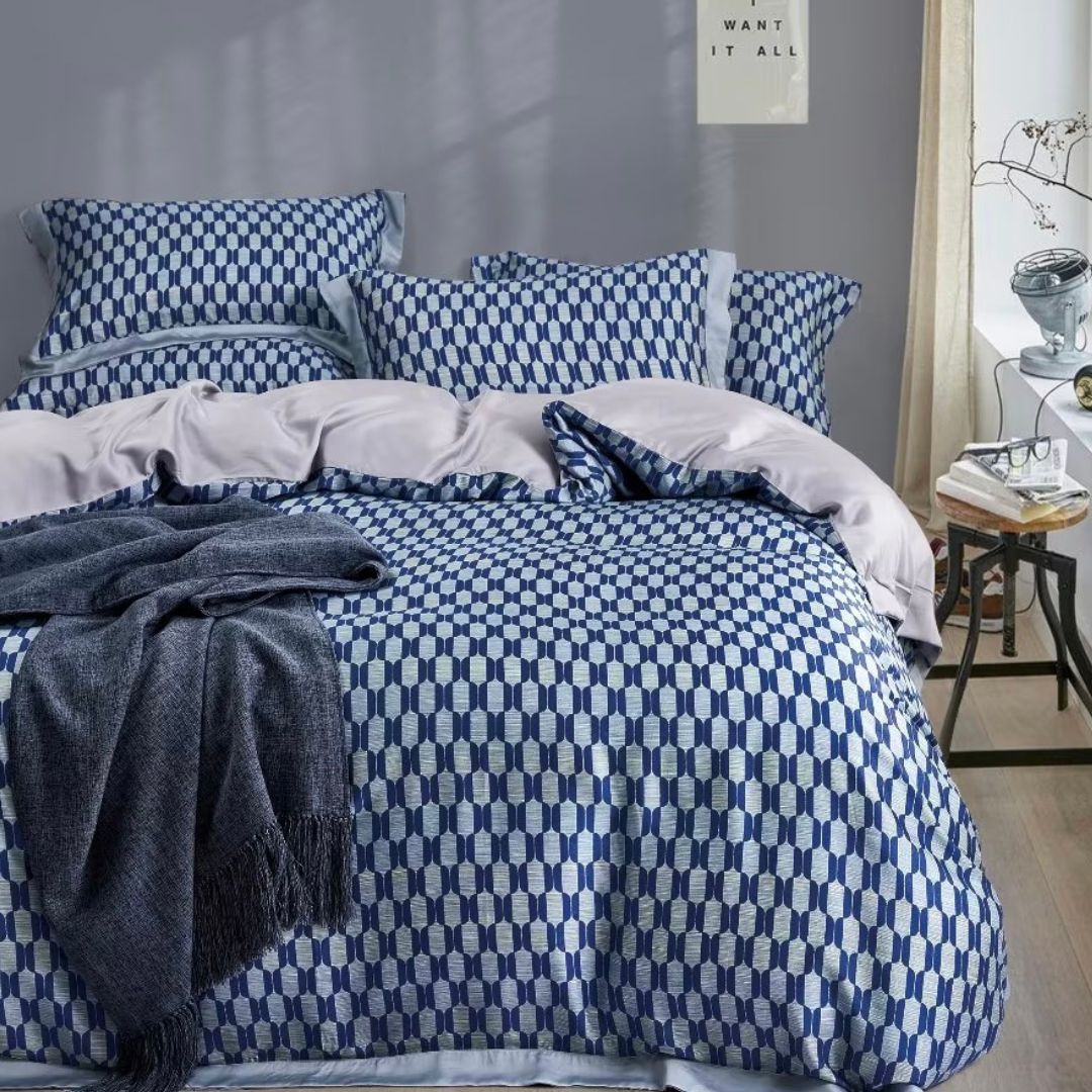 100% Tencel 1900TC Fitted Sheet Set -R232615