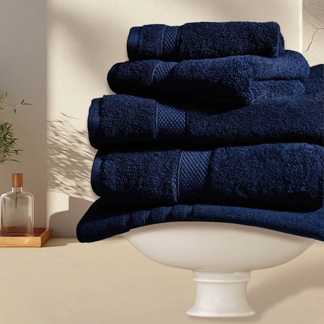 Egyptian Cotton 700GSM Luxury Towel Collection | Navy Blue